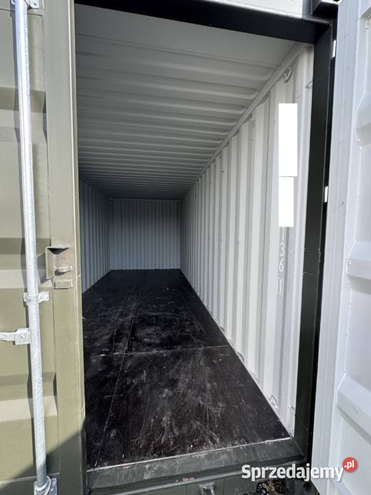 Kontener 6 metrowy w wersji nowej Oliwkowy Kraków