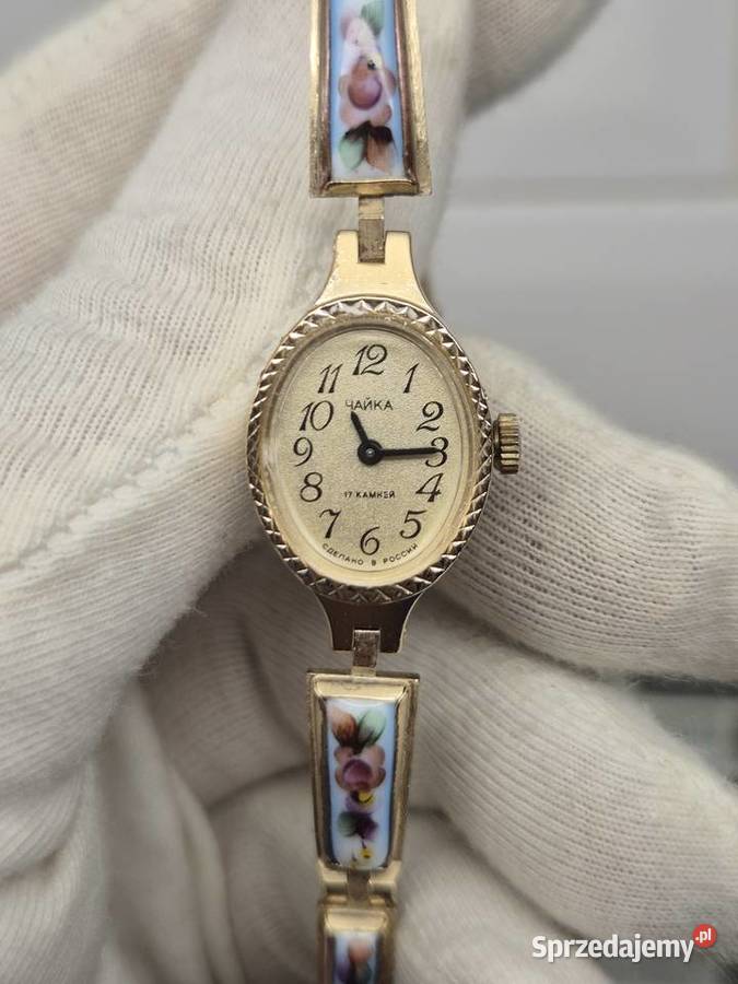 Zegarek porcelanka CzajkaChaika Chorzów