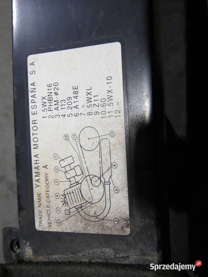 YAMAHA TZR 50 125 2008 WAHACZ MOCOWANIE KOŁA Łódź