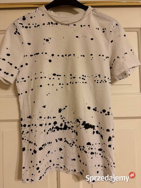 Tshirt koszulka męska M Reserved biała z Częstochowa