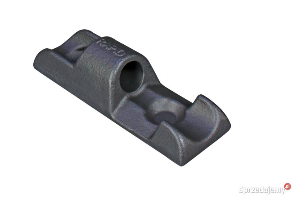 Zawias TIR 120x40mm gniazdo 2xfi105 mm surowe Lawety