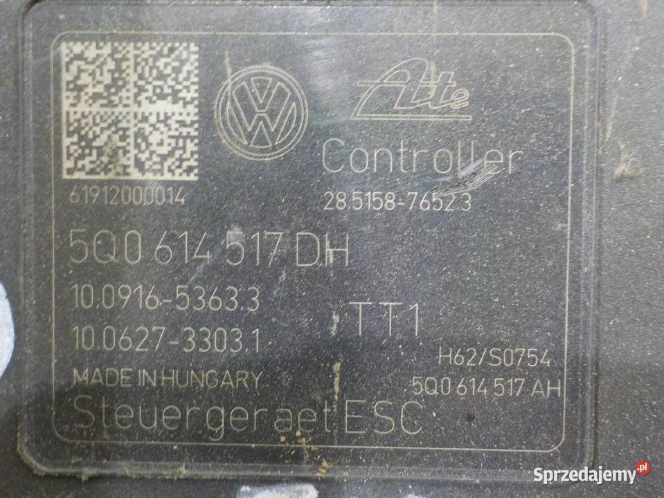 VW PASSAT B8 19r 15 TSI SEDAN 4D pompa ABS Suków sprzedam