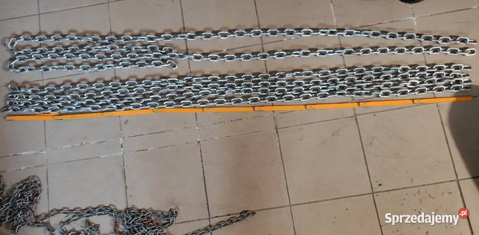 łańcuch ocynkowany 8mm 4x 18m i 2x 245m Gdańsk