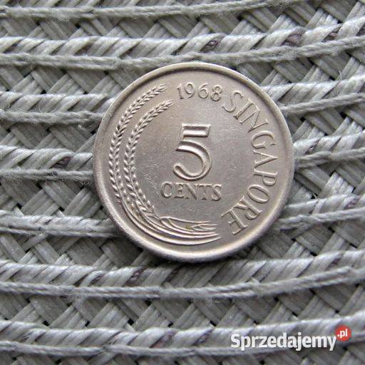 Singapur 5 Cent 1968r Kalisz