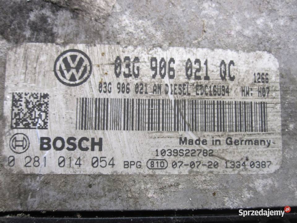 AUDI VW 20 TDI komputer sterownik ECU Kielce
