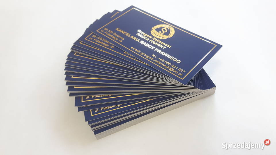 Wizytówki firmowe 24h druk tego samego dnia Kraków sprzedam