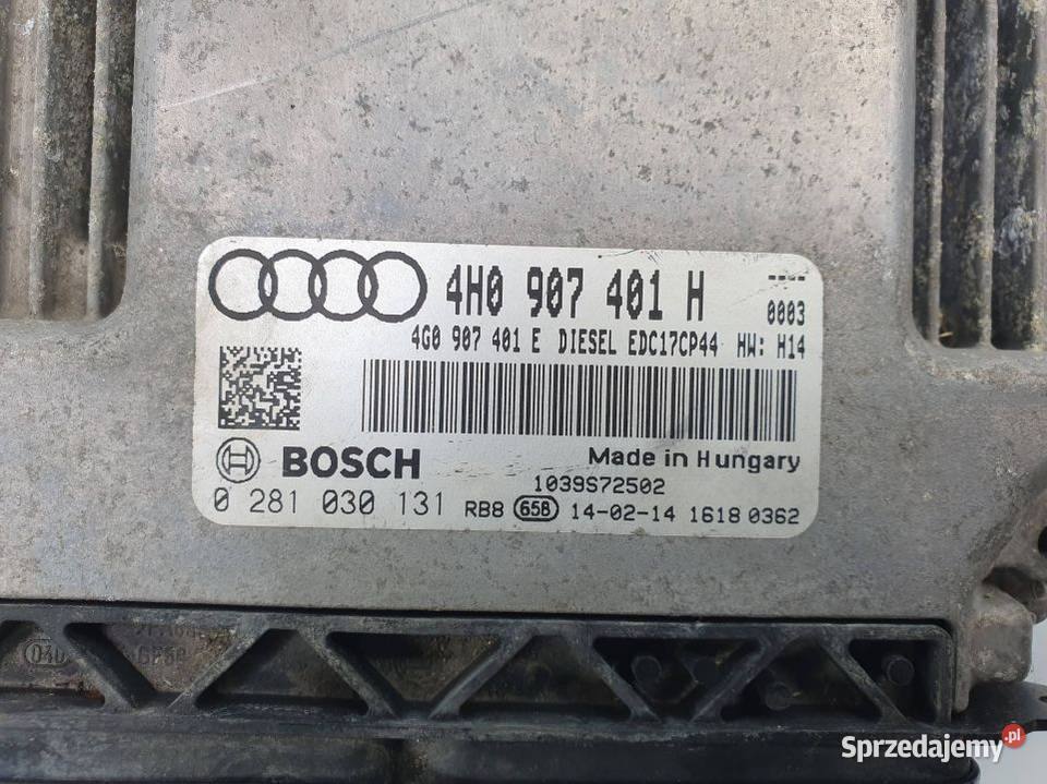 KOMPUTER SILNIKA ECU AUDI A8 L D4 4H0907401H Lipno