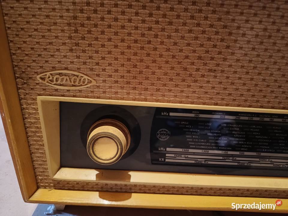 Zabytkowe radio lampowe Rondo 6212 Jaktorów