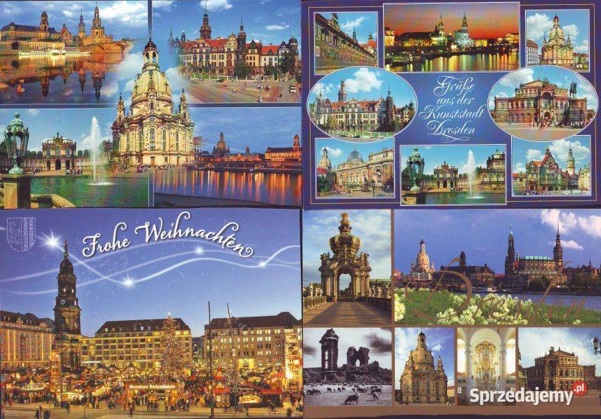 Kart Poczt RFN Drezno widoki 4 Gliwice
