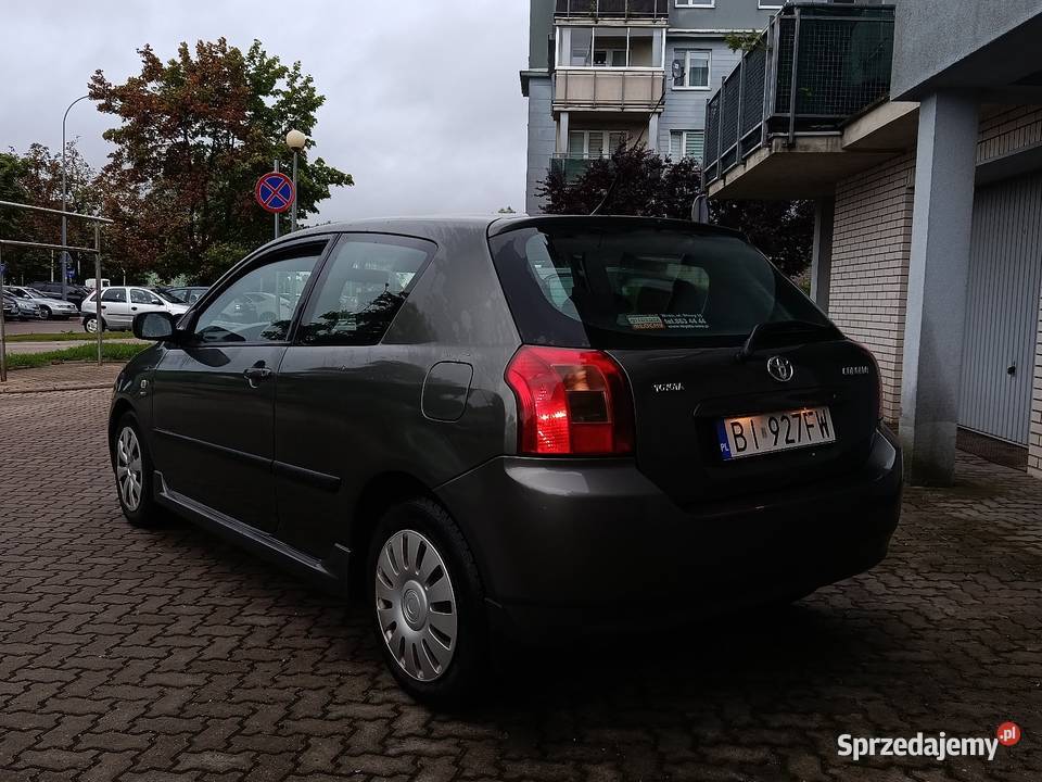 Toyota Corolla 2004 16 benzyna z instalacją LPG Rok produkcji 2004 podlaskie Białystok