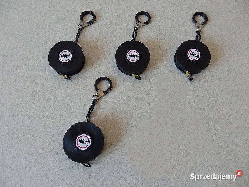 Zestaw 4 miniaturowe zwijane miarki breloczki Rzeszów