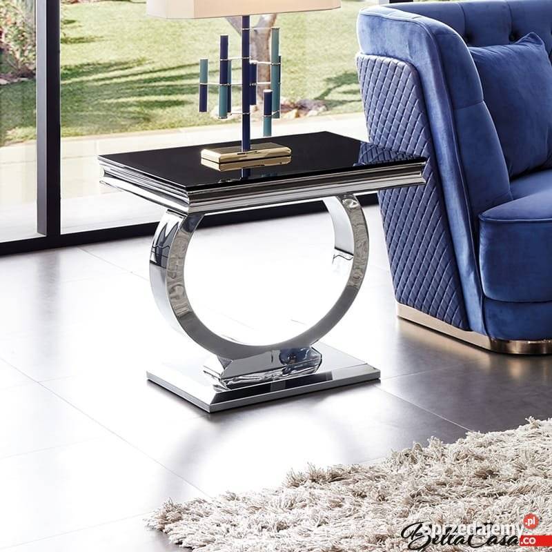 Zestaw mebli glamour Modena stół ława stolik 60cm mazowieckie Warszawa