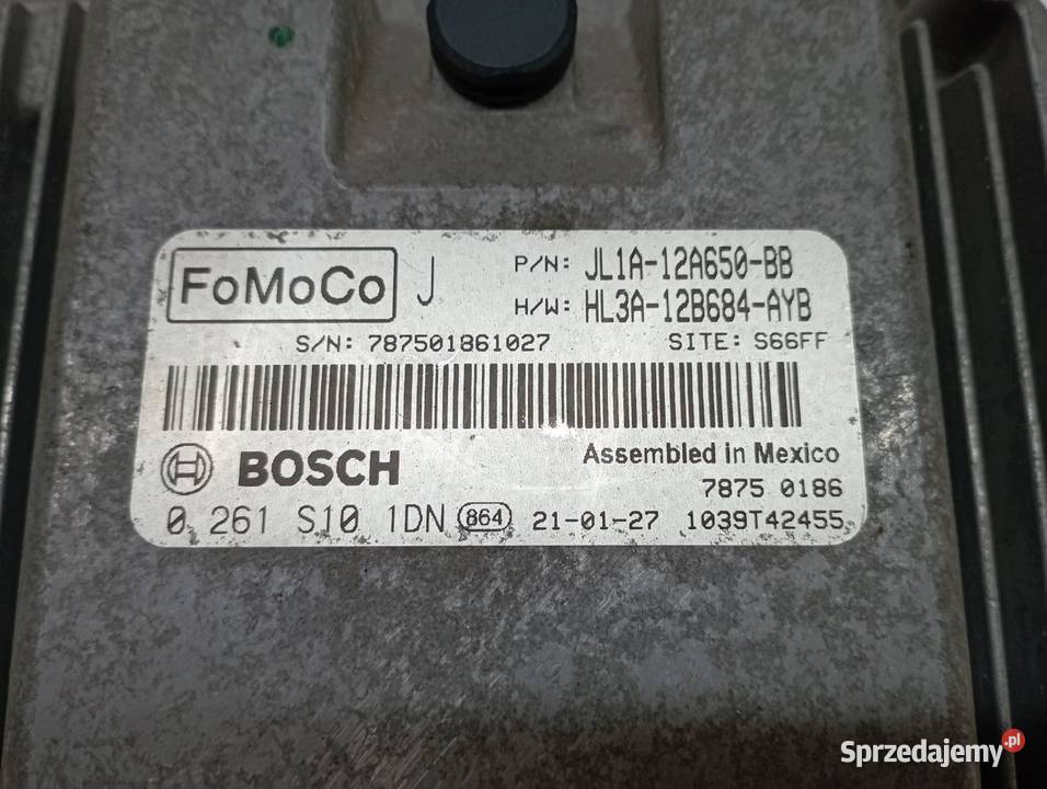 STEROWNIK SILNIKA JL1A12A650BB 34 B 492 Lincoln
