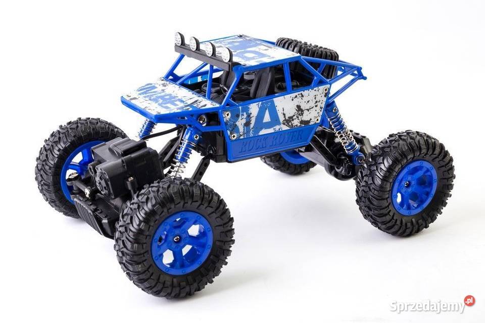 Duży Monster Truck zdalnie sterowany niebieski Poznań