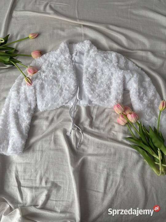 Komunijna sukienka z futerkiem Jordanów sprzedam