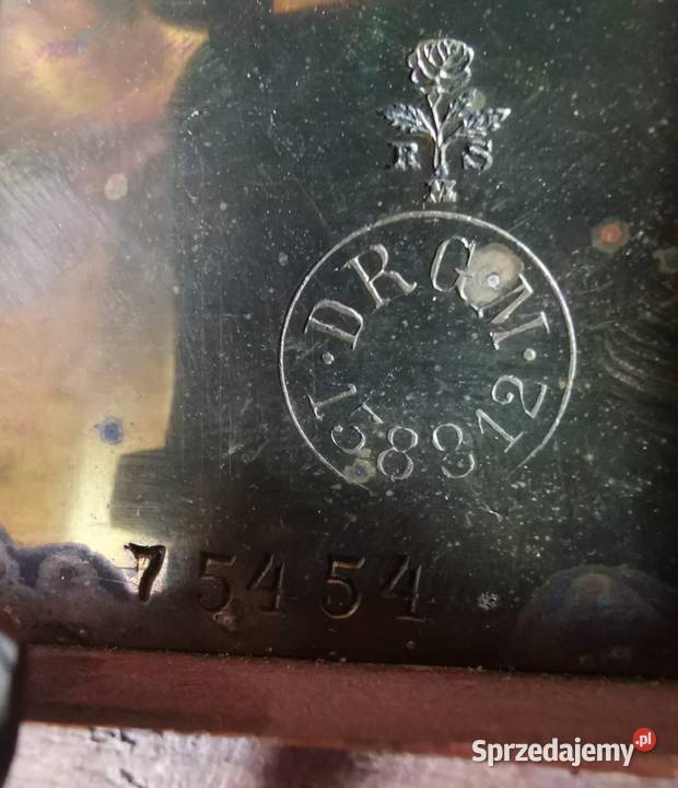 Piękny zegar eklektyczny stojący ok1900r antyk Meble Wałbrzych