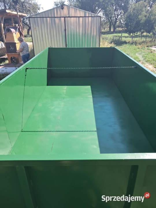 Przyczepa jednoosiowa do transportu zboża nieuszkodzony Przyczepy rolnicze Wygoda