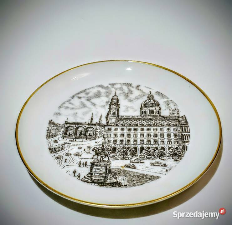 Miniaturowy talerzyk dekoracyjny Rosenthal Warszawa