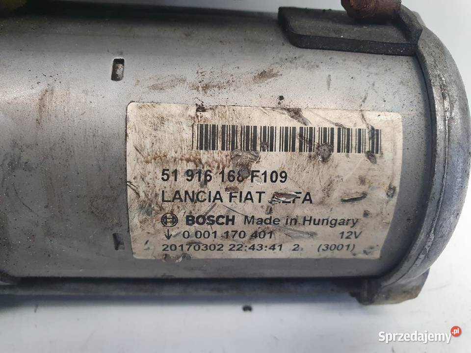 ROZRUSZNIK Fiat 500 12 8V ROZRUSZNIK bosch sprzedam