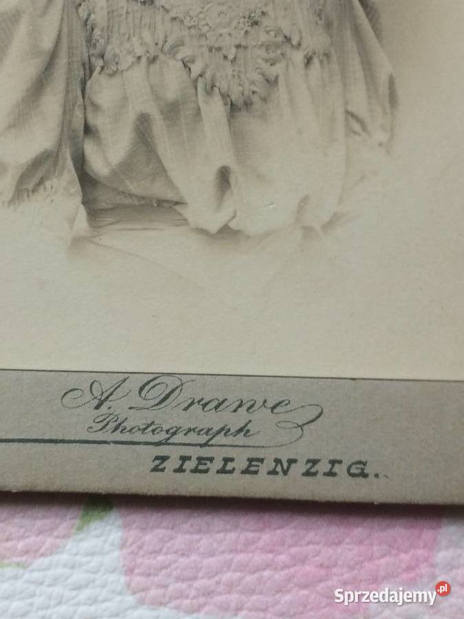 1237 SULĘCIN Niemieckie Zdjęcie Kartonikowe Szczecin