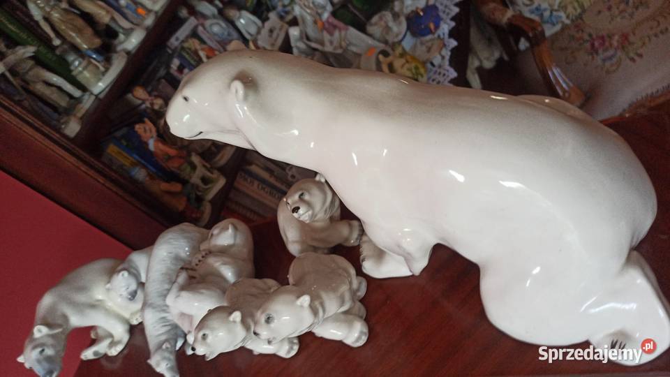 Małe
Figurka Niedźwiedź Syg Łomonosow Ta figurk Porcelana i szkło Gdańsk
