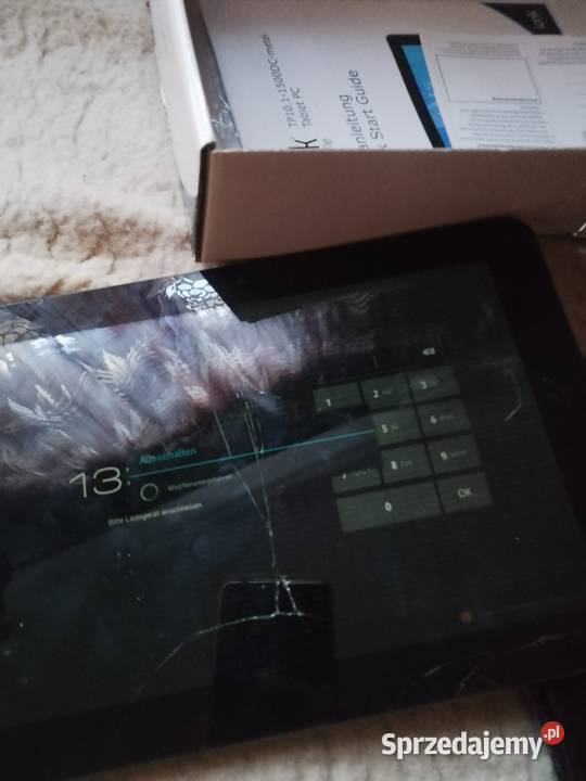 Tablet IONIK 101 z klawiatura uszkodzony dolnośląskie Legnica sprzedam
