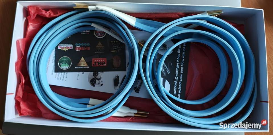 Kable głośnikowe Tellurium Ultra BlueII sprzedam