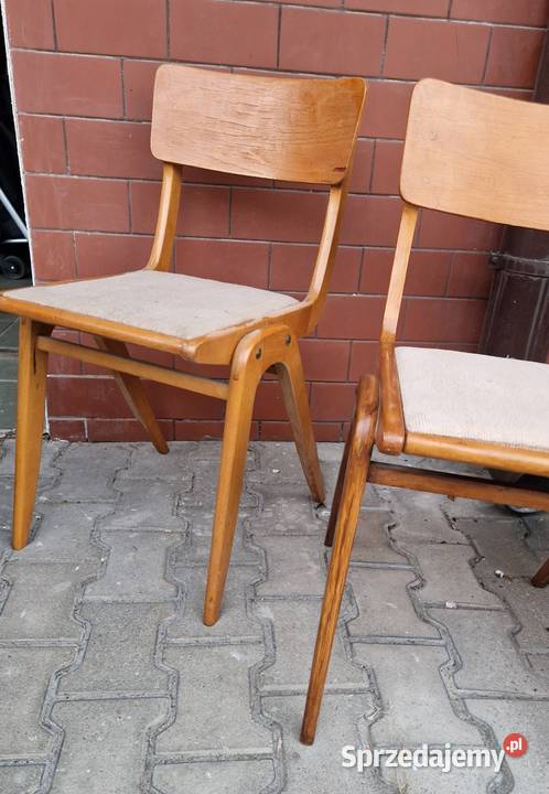 Komplet 3 KRZESEŁ Bumerangfabr Gościcińskatyp Lublin