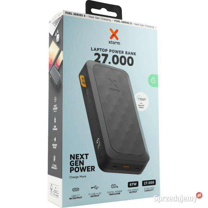 POWERBANK XTORM FUEL SERIES 5 27000MAH 67W