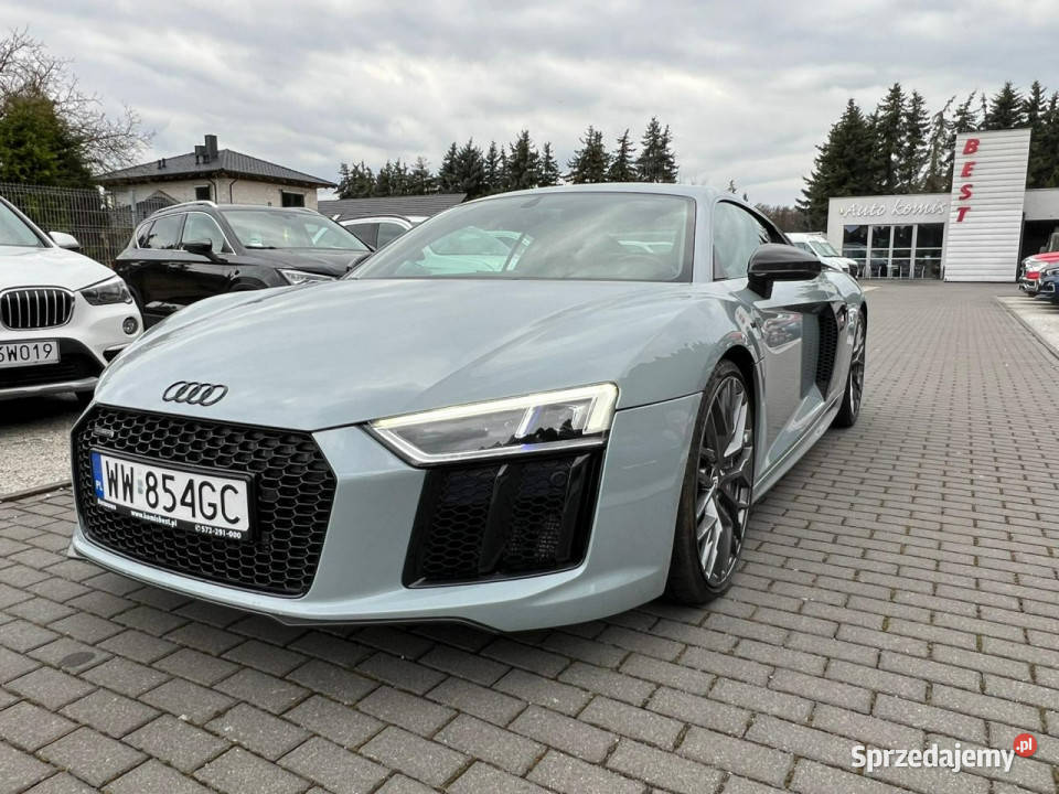 Audi R8 Salon V10 610 Ceramika Kamera nawigacja Baranowo