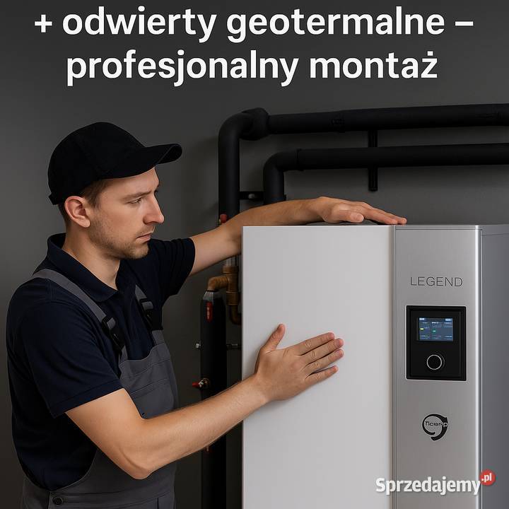 Thermia Legend 6kW profesjonalny montaż odwierty Pompy ciepła Wrocław sprzedam