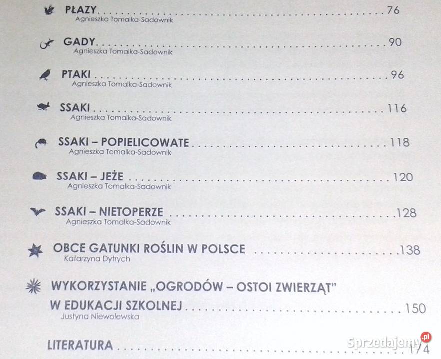 Ogród ostoja zwierząt J Niewolewska Sadownik K Chełm sprzedam