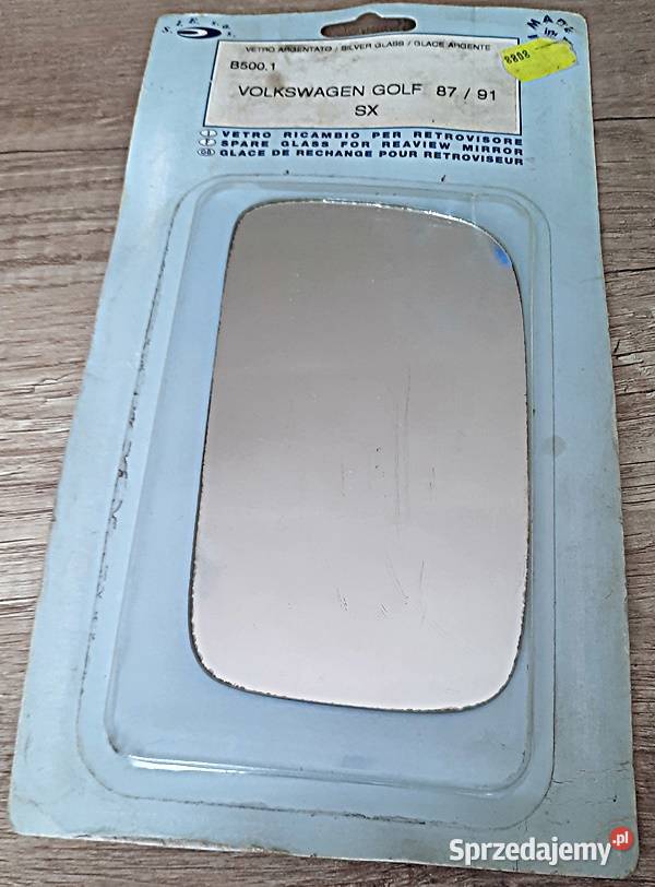 Szkło lusterko Volkswagen Golf 8791 SX Ostrów Wielkopolski sprzedam