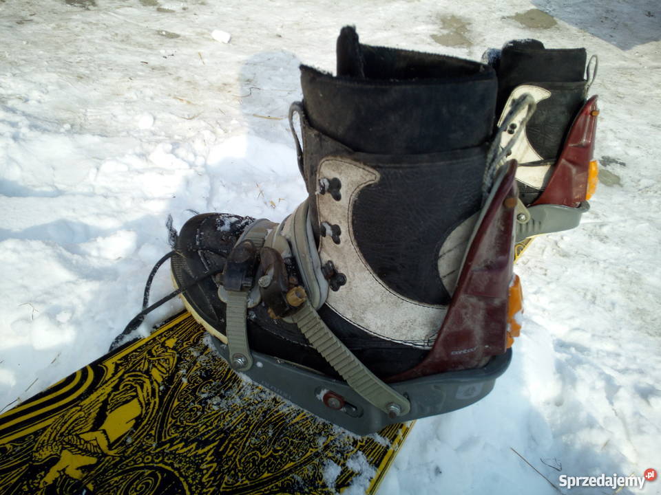 Snowboard mało używany w stanie Z butami małopolskie Okocim