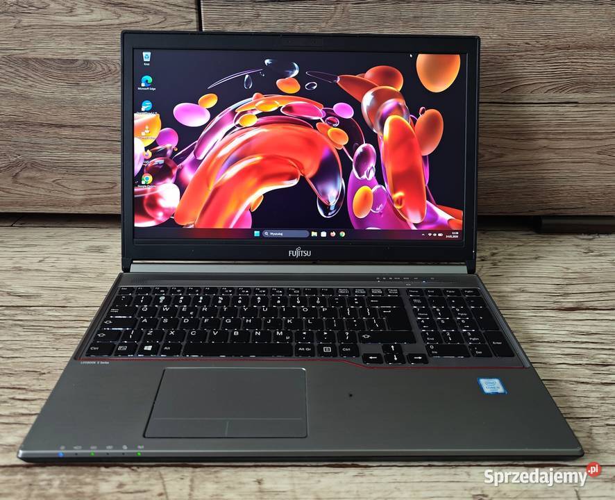 Laptop Fujitsu Lifebook E756 156 IPS FHD I5 Taktowanie 2300 śląskie Pszczyna
