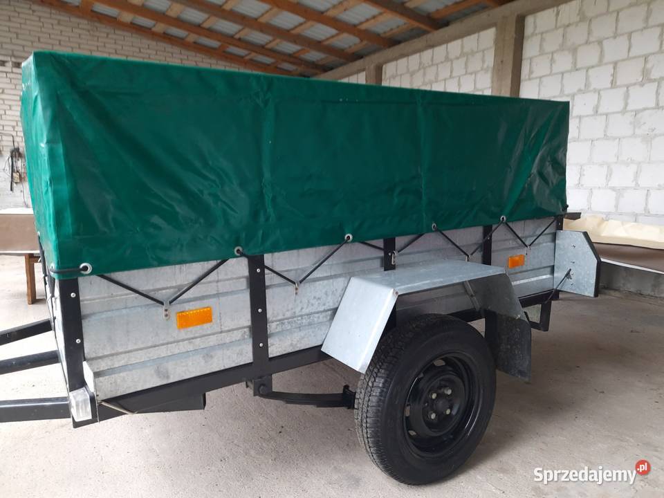 Oryginalna przyczepka RYDWAN 205x130 z plandeką Boguty-Pianki