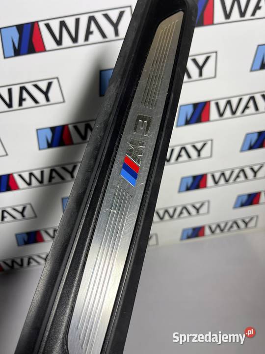 BMW F80 M3 LISTWY NAKŁADKI PROGOWE KOMPLET PRZÓD osobowe Progi Motoryzacja dolnośląskie