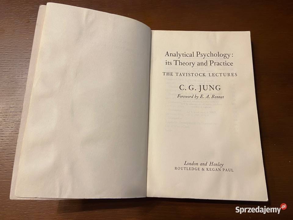 CG Jung Analytical Psychology its Theory and miękka Książki naukowe i popularnonaukowe Katowice