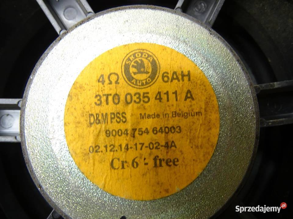 GŁOŚNIK DRZWI PRZÓD PRZEDNI 3T0035411A SKODA sprzedam