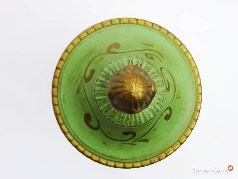 Zabytkowy pojemnik aptekarski z ilustracją Pozostałe Biłgoraj sprzedam