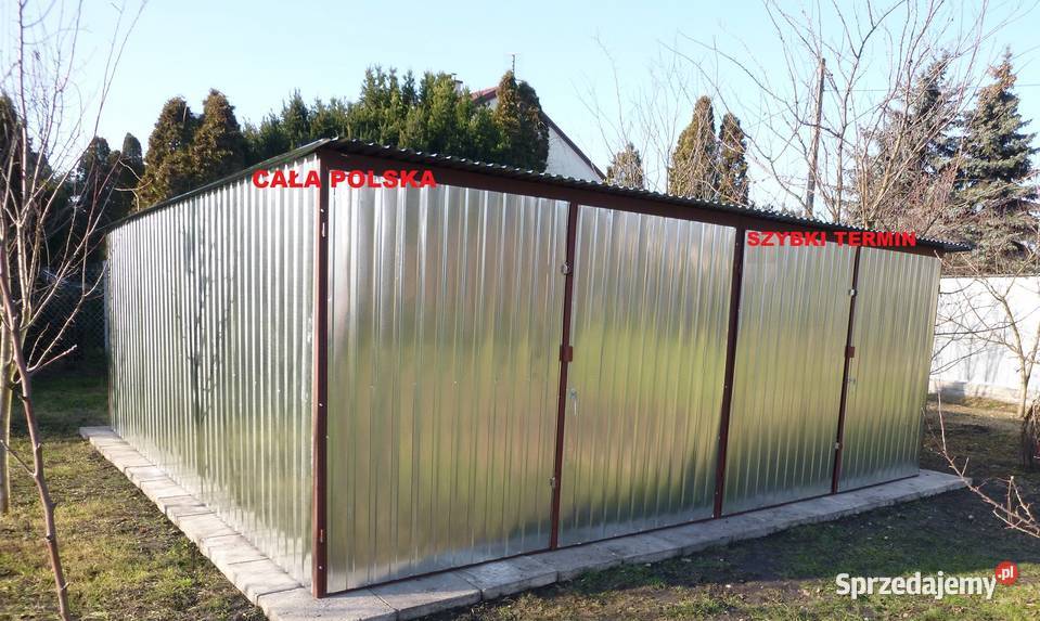 Garaż blaszany NA BUDOWĘ garaże MOCNE Szyki Pozostałe Bydgoszcz