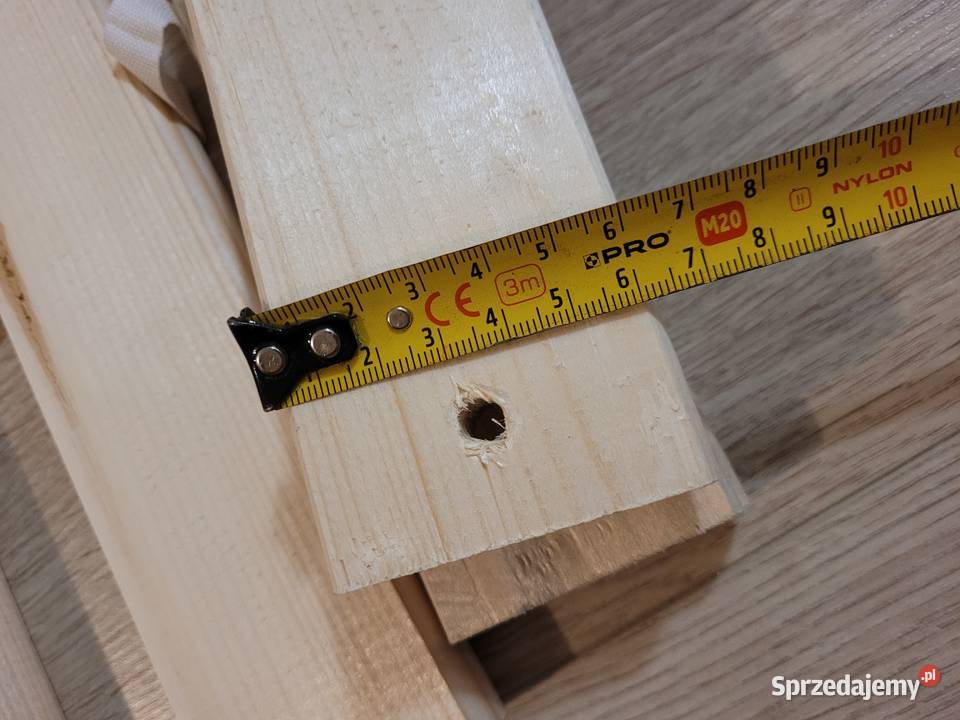 Stelaż łóżka deski sosnowe z taśmą pod materac 79.5cm Poznań