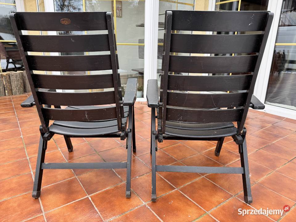 Drewniane fotele ogrodowe leżak krzesło fotel mazowieckie Garwolin