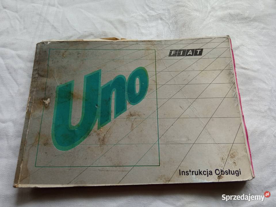 Instrukcja obsługi Fiat Uno plus karta Książki naukowe i popularnonaukowe Szczecin