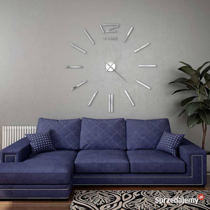 vidaXL Zegar ścienny 3D nowoczesny design 100 Fotele Warszawa