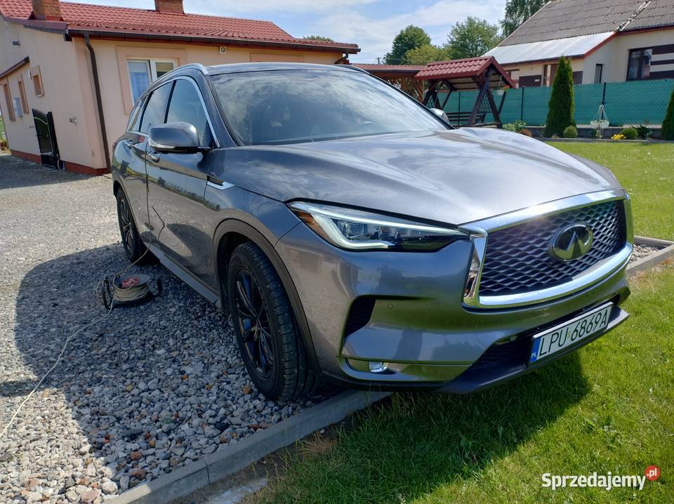 INFINITI QX50 20 UNIKALNY LUKSUSOWY MAXYMALNIE nieuszkodzony Samochody osobowe Nałęczów