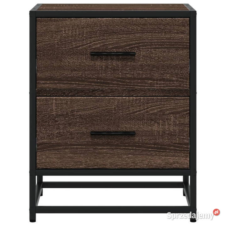 Szafki nocne 2 brązowy dąb 40x31x50 WM848683 Nocne