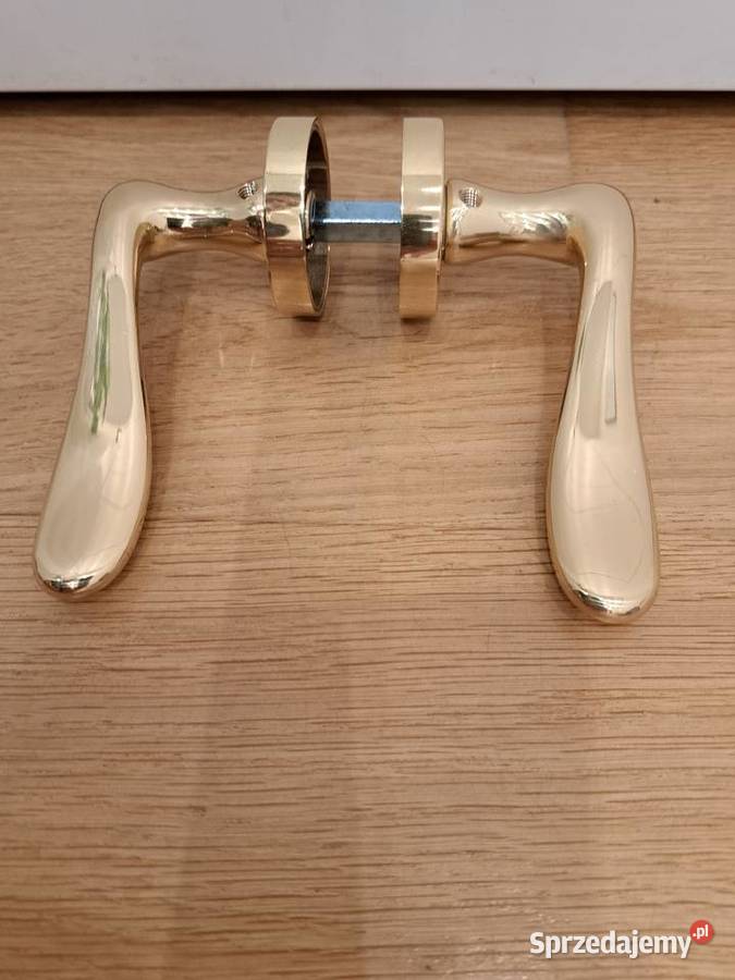 Klamka złota Verona rozeta połysk włoska NOWA wielkopolskie Poznań