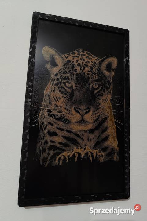 Obraz na czarnym szkle unikat niesamowity efekt Pszczyna