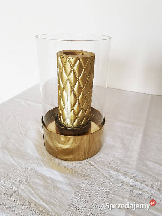 Skarby czasów PRLu Naczynie szklane świecznik pomorskie Gdańsk